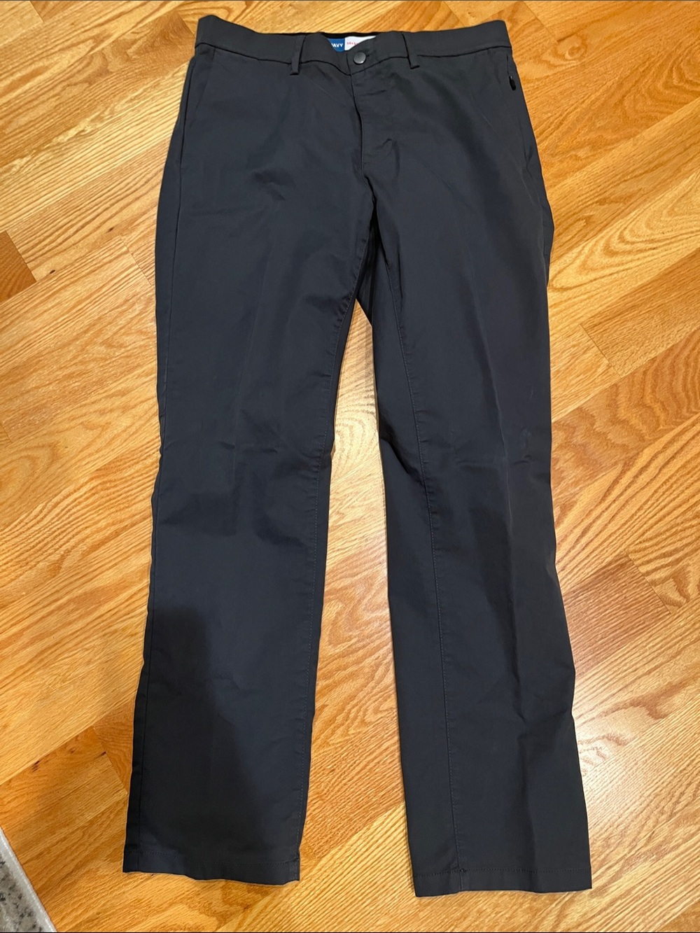 Old Navy Men's Gray Straight-Leg Chinos